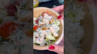 Peri peri pasta salad 🥗 salad chickenpasta healthy shortsvideo [upl. by Studley]