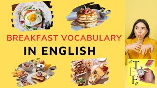 20 English Words for Everyday Life  Basic VocabularyEnglish vocabulary in usebreakfast vocabulary [upl. by Nohtiek73]