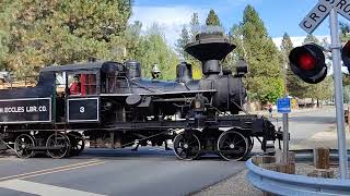 Sumpter Valley Railroad Heisler No 3 Departing from Sumpter back to MeEwen Oregon part 5 [upl. by Einhoj899]