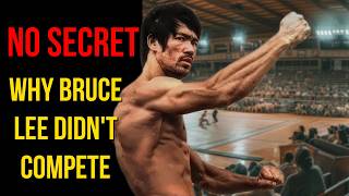 Its NO SECRET Why Bruce Lee Didnt Compete in Karate Tournaments [upl. by Nnylimaj]