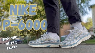 NIKE ACCIDENTALLY SENT ME TWO PAIRS  Nike P6000 Unboxing  Review  On Feet [upl. by Onimixam887]