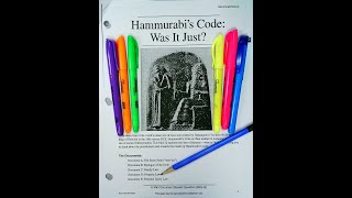 Hammurabis Code DBQ Document D [upl. by Nannerb]