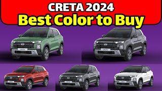 Hyundai Creta Colour Options  2024  Creta Best Color to Buy  creta2024 [upl. by Marlena]