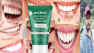 Perfora Aloe Neem Herbal Toothpaste  Honest Review [upl. by Llertak]