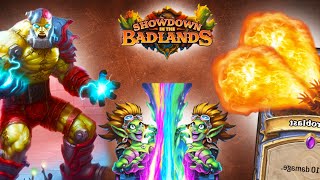 This Fire Druid Combo should be ILLEGAL Showdown in the Badlands  Hearthstone [upl. by Bohrer]