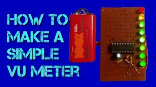 A simple audio power meterVU Meter [upl. by Hansel153]