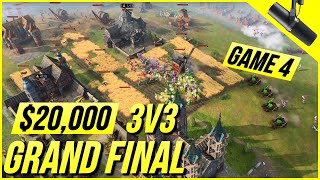 20000 Pro League 3v3 Grand Final  Game 4 AoE4 [upl. by Nnahaid958]