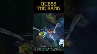 GUESS THE RANK 🩷 WRITE IN COMMENT 👇epicmoments leagueoflegends lol gaming highlights [upl. by Oicirbaf564]