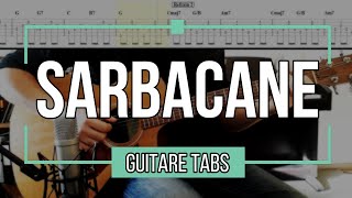 Sarbacane  Francis Cabrel  Guitare Tabs [upl. by Nyliuqcaj124]