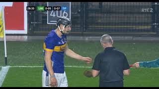 6 5quot GEAROID HEGARTY DUPED INTO BREAKING THE RULES BY WEE PETER CASEY  LIMERICK V TIPPERARY 2024 [upl. by Ilwain]