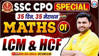 SSC CPO 2024  SSC CPO Maths Marathon LCM amp HCF CPO Maths Previous Year Questions By Rahul Sir [upl. by Artie]