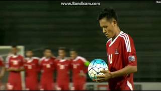 Nepal vs Laos Penalty HD AFC Solidarity Cup 2016 Semifinal [upl. by Llenrub]