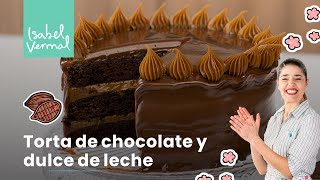 COBERTURA o RELLENO de CHOCOLATE y DULCE DE LECHE para TORTAS  FÁCIL ECONÓMICO y DELICIOSO 🍫✨ [upl. by Gratia702]