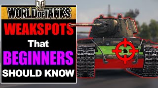 Beginner Weakspots  World Of Tanks GUIDE [upl. by Nylia924]