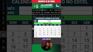 Calendário no Excel Como Automatizar Datas com Funções e Formatação Condicional [upl. by Bethena]