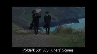 Poldark S01 E08 Funeral Scenes 2015 [upl. by Dupuy]