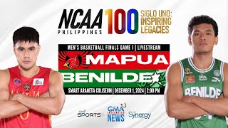 Mapúa vs Benilde Men’s Basketball Game 1  NCAA Season 100  Replay [upl. by Morra]