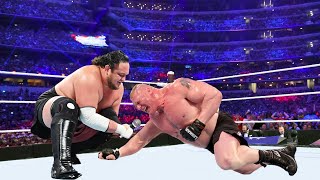 Full Match  Brock Lesnar vs Joe Samoa  Iron Man Match 2024 [upl. by Kuth]