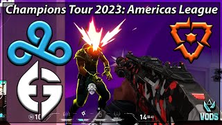 CLOUD9 vs EG All Maps  Valorant Champions Tour 2023 Americas League [upl. by Aivato314]