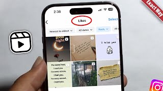 How To See Liked Instagram Reels New Way [upl. by Aitnuahs]