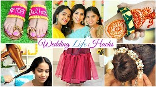 6 WEDDING Life Hacks You Must Try   Beauty Fashion Fun Anaysa [upl. by Einahpts]