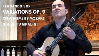 TAMPALINI plays Sor Variations op 9 on a theme by Mozart [upl. by Laband86]