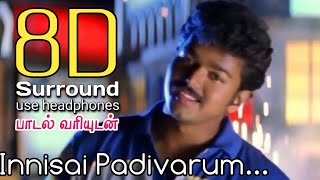 Innisai Paadivarum 8D  Thullatha Manamum Thullum Innisai Paadivarum Song  8D Tamil Songs  bfm [upl. by Atiner]