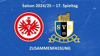 SVETV Eintracht Frankfurt II vs Eintracht Trier  Highlights 17 Spieltag Saison 2425 [upl. by Nirat]