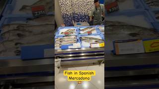 Fish in Spanish Mercadona 🇪🇸 spain calpe fish travel world nature mercadona [upl. by Sikras]