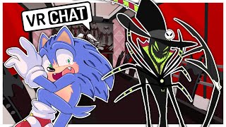 Movie Sonic Meets Zestial In VRCHAT [upl. by Ieppet]