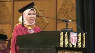 Ucapan Wakil Graduan Majlis Konvokesyen UPM Ke 422018Sesi 7 [upl. by Nerfe894]