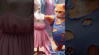 Poor Dads gift to kitty cat kitten aiimages aiart youtubeshorts shortsfeed kids [upl. by Tiat582]