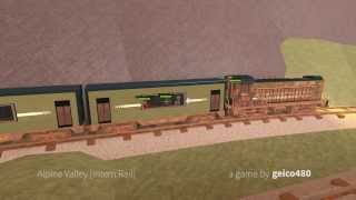 ROBLOX  Exploring quotAlpine Valley Intern Railquot by Geico480 [upl. by Sale385]