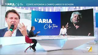 Grillo vs Conte la previsione di Giannini “Credo si arriverà ad una scissione…” [upl. by Renrut564]