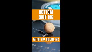 Bottom bait carp rig with ZIG hooklink [upl. by Korfonta]