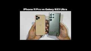 Galaxy S23 Ultra vs iPhone 11 Pro  Bootup Test shorts viralshorts [upl. by Kjersti]