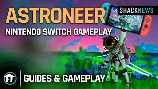 Astroneer  Nintendo Switch Gameplay [upl. by Yelsnit763]