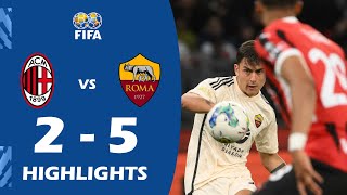 Milan 25 Roma  Highlights  Amichevole per club 2024 [upl. by Emoraj]