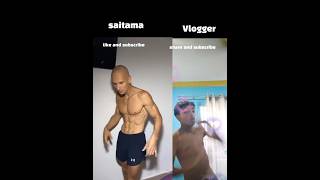 NEPALI VLOGGER VS SAITAMA 75hardchallenge shorts exercise [upl. by Thilde]