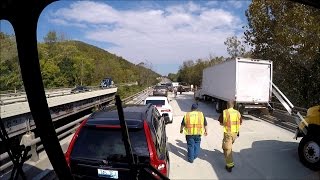 BVFD Ladder 3 Responding 101516 Ride Along [upl. by Amitaf]