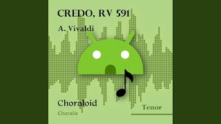 Credo RV 591 Et incarnatus est Voice with metronome [upl. by Leoine]