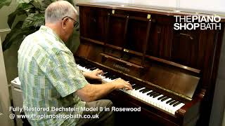 Fully Restored 1924 Bechstein Model 8 in Rosewood  The Piano Shop Bath [upl. by Leviram428]