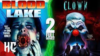 Blood Lake  Clown  2 Full Movies  Slasher Horror Double Feature  Halloween Horror Movie [upl. by Melleta611]