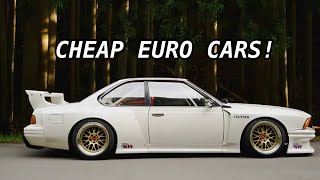 1 Cheap Euro Car For EVERY Budget 1k25k [upl. by Ianahs]