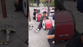 Kreatif Meski Bass 3 drumband latihandrumband [upl. by Ecirtel]