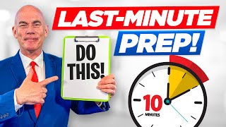 LASTMINUTE INTERVIEW PREP How To Prepare For An Interview In Under 10 Minutes [upl. by Alekim]