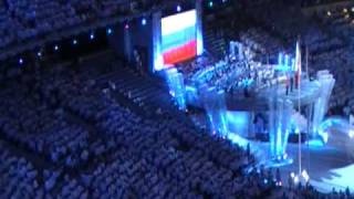 Russian Federation National Anthem  2010 Winter Olympic Closing Ceremony [upl. by Sackey]