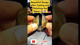 Beautiful design after cutting and polishing the stone🪨🔮 crystals GoldminesTelefilms [upl. by Byrd]