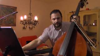 Smetana  Verkaufte Braut  Double Bass excerpt  Felix F J Maiwald [upl. by Perkoff]