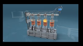 Le Moteur a Quatre Temps Principe De Fonctionnement 3D [upl. by Eimoan]